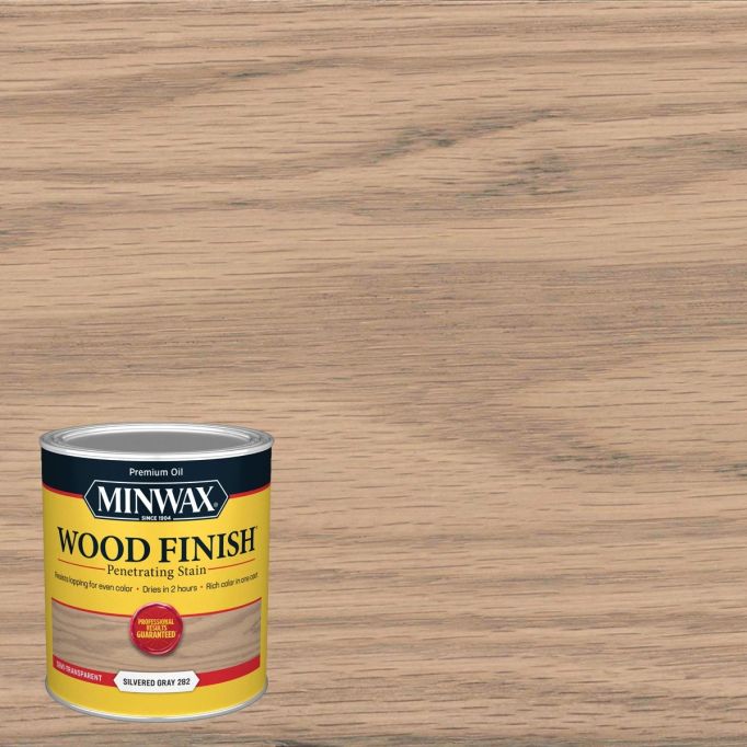 Minwax 1Qt Silvered Grey 282 Semi-Transparent Stain (High Performance)