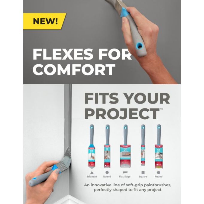 Wooster 2" FLEX & FIT Square Bristle Paint Brush
