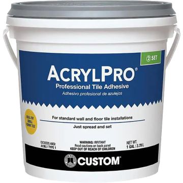 Custom 1gal AcrylPro Professional Ceramic Tile Adhesive