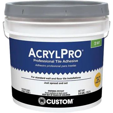 Custom 3.5gal AcrylPro Professional Ceramic Tile Adhesive