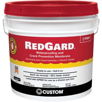 Custom 3.5gal RedGard Waterproofing & Crack Prevention Membrane