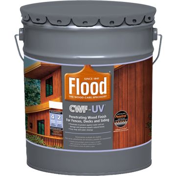 Flood 5gal Natural CWF-UV Exterior Penetrating Oil Wood Finish