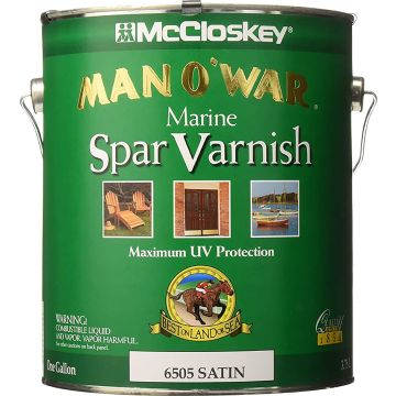 McCloskey 1gal Satin Man-O-War Spar Varnish (High Performance)