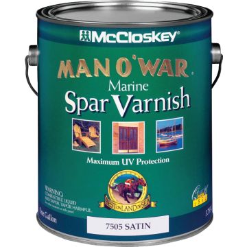 McCloskey 1gal Satin Man-O-War Spar Varnish (Maximum Performance)