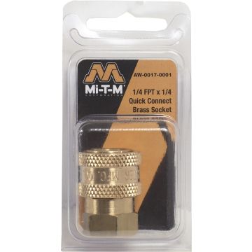 Mi-T-M 1/4" Female x 1/4" Socket - Packaged