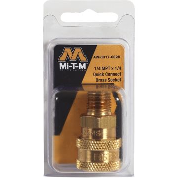 MITM 1/4 QD Socket (M) Packaged