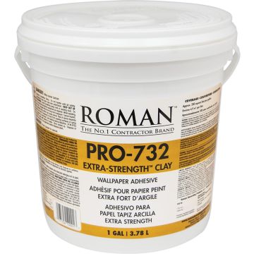 Roman PRO-732 1gal Extra Strength Clay Base Wallpaper Adhesive