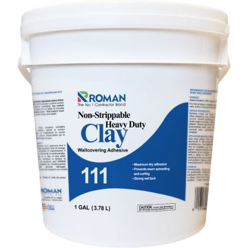 Roman 111 1gal Heavy Duty Clay Wallpaper Adhesive