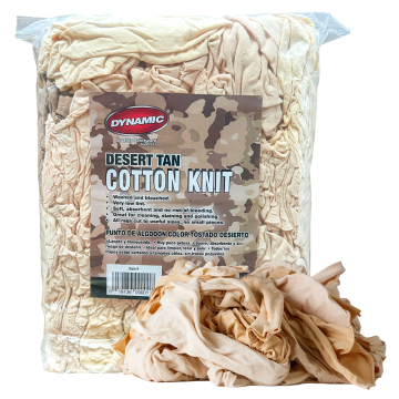 Dynamic 4lb Block New Desert Tan Knit Wiper Cloth