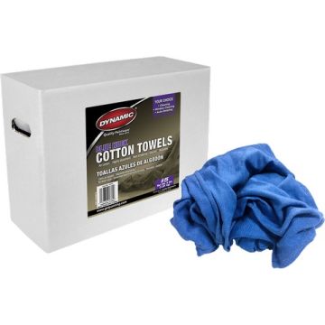 Dynamic #5 4Lb Box Blue Huck Cotton Towel