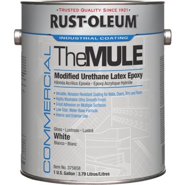 Rust-Oleum 1gal Gloss White The MULE (Modified Urethane Latex Epoxy) Coating