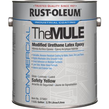 Rust-Oleum 1gal Gloss Safety Yellow The MULE (Modified Urethane Latex Epoxy) Coating