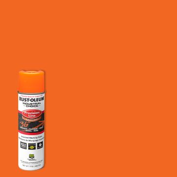 Rust-Oleum 17oz APWA Orange Industrial Choice Solvent-Based Inverted Marking Spray Paint