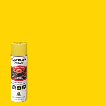 Rust-Oleum 17oz High Visibility Yellow Industrial Choice Solvent-Based Inverted Marking Spray Paint