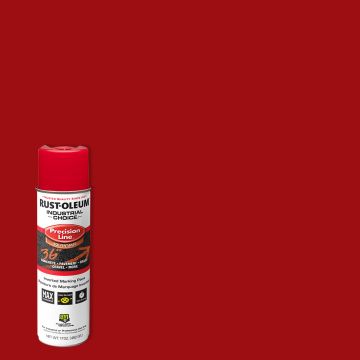Rust-Oleum 17oz Safety Red Industrial Choice Solvent-Based Inverted Marking Spray Paint