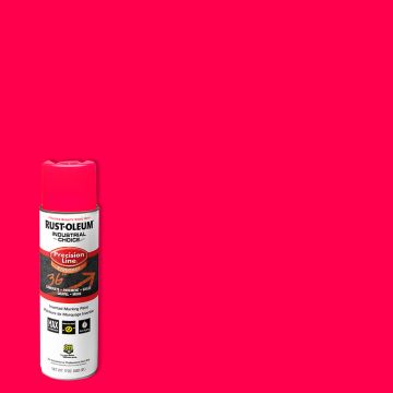 Rust-Oleum 17oz Fluorescent Pink Industrial Choice Solvent-Based Inverted Marking Spray Paint
