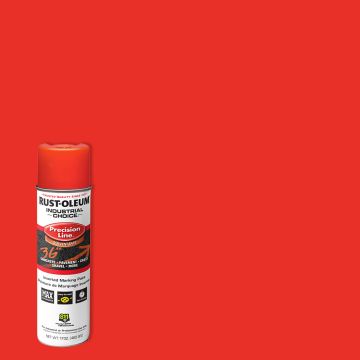 Rust-Oleum 17oz Fluorescent Red Industrial Choice Solvent-Based Inverted Marking Spray Paint