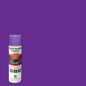 Rust-Oleum 17oz Fluorescent Purple Industrial Choice Solvent-Based Inverted Marking Spray Paint