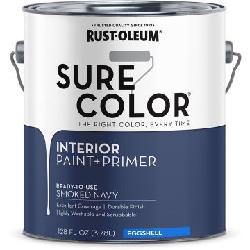 Rust-Oleum 1gal Smoked Navy Eggshell SURE COLOR Interior Wall Paint