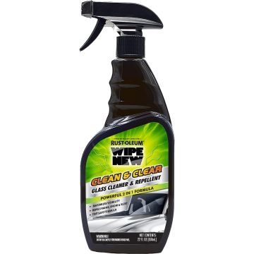 Rust-Oleum 22oz Wipe New Ceramic Glass Cleaner & Rain Repellent Spray