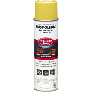 Rust-Oleum 17oz High Visibility Yellow Industrial Choice Water-Based Inverted Marking Spray Paint