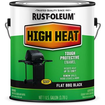 Rust-Oleum 1gal Black BBQ Specialty High Heat Enamel Paint