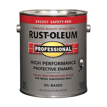 Rust-Oleum 1gal Safety Red Professional Oil Based Enamel Paint (Low Odor)