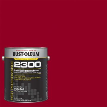 Rust-Oleum 1gal Flat Red Traffic and Zone Striping Paint