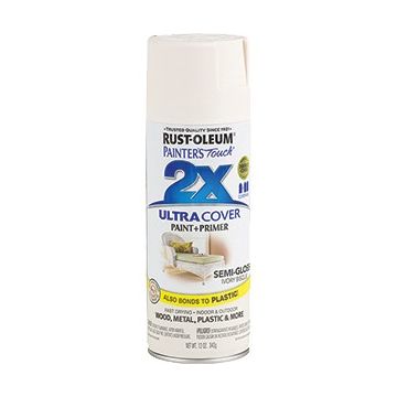 Rust-Oleum 12oz Semi-Gloss Ivory Bisque 2X Ultra Cover Painters Touch Spray Paint