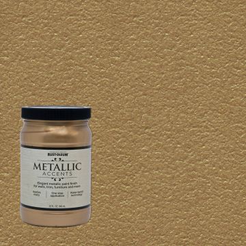 Rust-Oleum 1qt Soft Gold Metallic Accents Paint Finish
