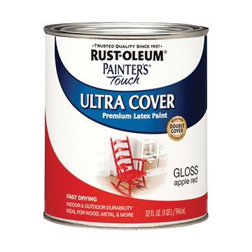 Rust-Oleum qt Gloss Apple Red Ultra Cover Painters Touch Paint