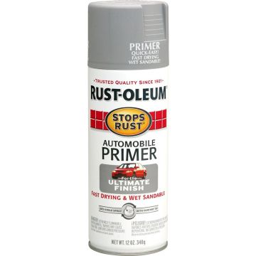 Rust-Oleum 12oz Flat Gray Stops Rust Auto Primer Spray Paint