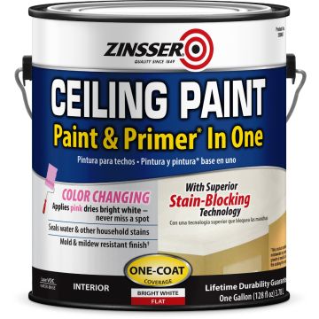 Zinsser 1gal White Ceiling Paint & Primer All In One