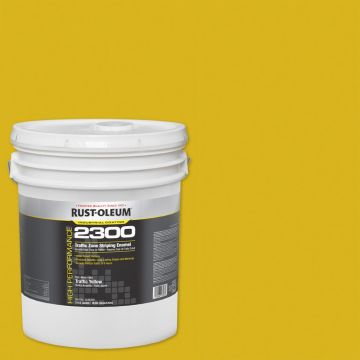 Rust-Oleum 5gal Flat Yellow Traffic and Zone Striping Paint