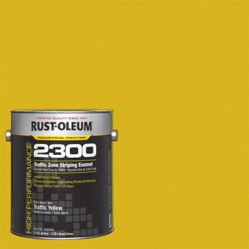 Rust-Oleum 1gal Flat Yellow Traffic and Zone Striping Paint