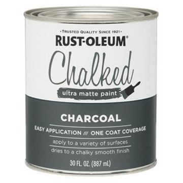 Rust-Oleum Qt Charcoal Chalked Paint