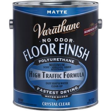 Varathane 1gal Matte Crystal Clear Diamond Water-Based Floor Finish