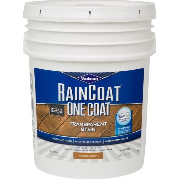 Wolman 5gal Hickory Raincoat One Coat Transparent Stain