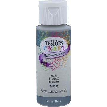 Testors Craft 2oz Hazey Matte Acrylic Paint