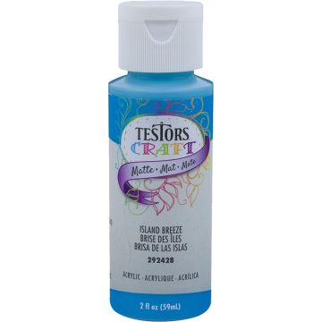 Testors Craft 2oz Island Breeze Matte Acrylic Paint