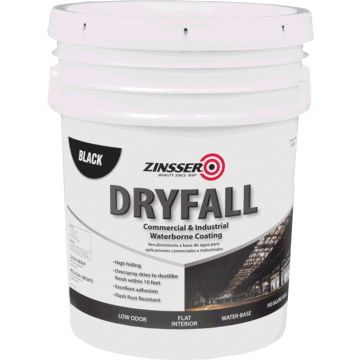 Zinsser 5gal Black Dryfall Industrial and Commercial Waterborne Coating
