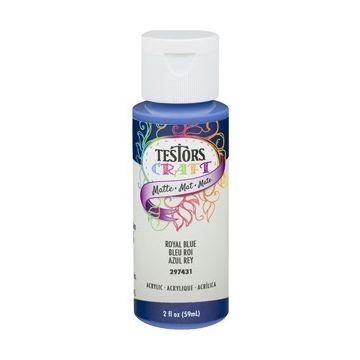 Testors Craft 2oz Royal Blue Matte Acrylic Paint