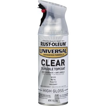Rust-Oleum 11oz High Gloss Clear Durable Topcoat Universal Spray