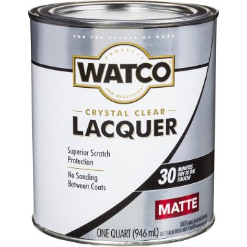 Watco qt Matte Clear Lacquer Wood Finish