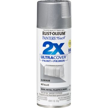 Rust-Oleum 12oz Aluminum 2X Ultra Cover Painters Touch Spray Paint