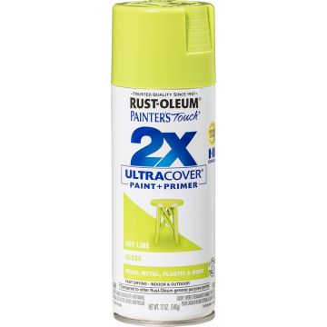 Rust-Oleum 12oz Gloss Key Lime 2X Ultra Cover Painters Touch Spray Paint