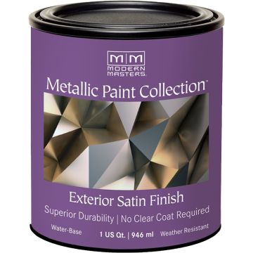 Modern Masters qt Gray Velvet Exterior Metallic Paint