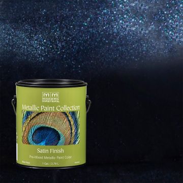 Modern Masters 1gal Metallic Paint Black Sapphire