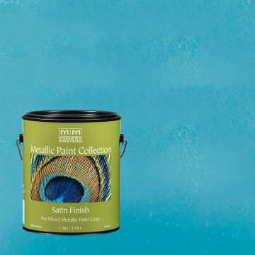 Modern Masters 1gal Metallic Paint Glacier Blue