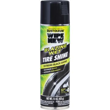 Rust-Oleum 15oz Wipe New Blazing Wet Tire Shine Spray